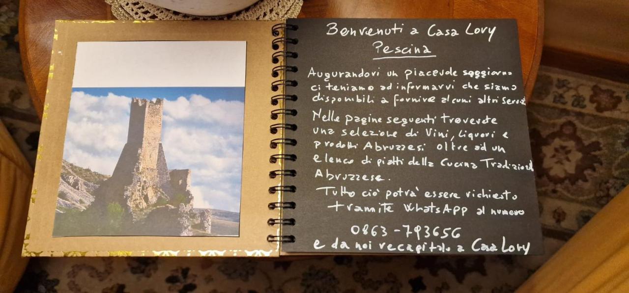 Appartamento Casa Lory Pescina Esterno foto